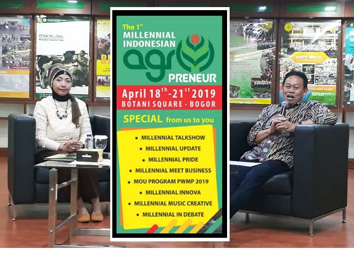 Pusdiktan BPPSDMP Gelar `1st Millenial Agropreneurs`di Botani Square Mall Bogor
